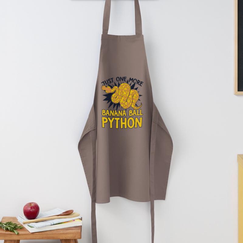 Juste un serpent de plus Python Banana Ball Python Tablier de cuisine
