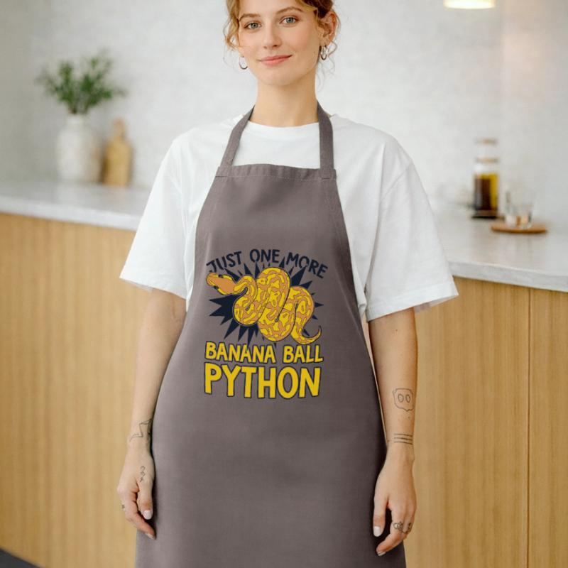 Juste un serpent de plus Python Banana Ball Python Tablier de cuisine