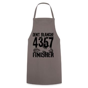 Dent Blanche Montagne Valais Alpinistes - Tablier de cuisine - gris - Devant - AI Model Male 185 dark (185cm)