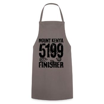 Mount Kenya Finisher Kenya National Park Climb - Cooking Apron - grey - Front - AI Model Male 185 dark (185cm)