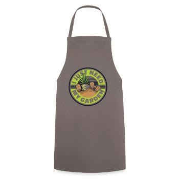 J’ai juste besoin de mon jardin potager jardin horticulture - Tablier de cuisine - gris - Devant - AI Model Male 185 dark (185cm)