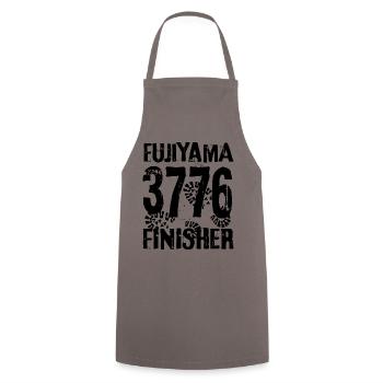 Mount Fuji Fujiyama volcano mountain Japan mountaineering - Cooking Apron - grey - Front - AI Model Male 185 dark (185cm)