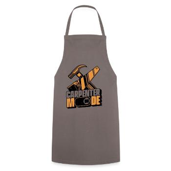 Carpenter Mode On Carpenter Wood Mechanic - Cooking Apron - grey - Front - AI Model Male 185 dark (185cm)