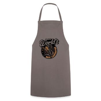 World's Best Carpenter Carpenter Wood Technician - Cooking Apron - grey - Front - AI Model Male 185 dark (185cm)
