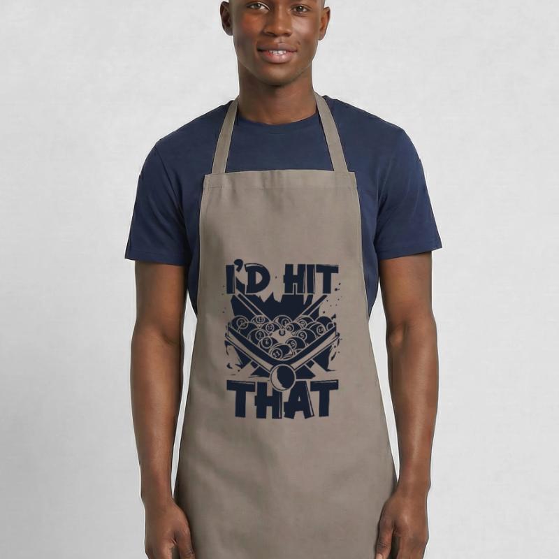 J’avais frappé ce billard de billard Tablier de cuisine