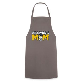 Billiards Mom Billardtisch Billiards Snooker - Kochschürze - Grau - Vorne - AI Model Male 185 dark (185cm)