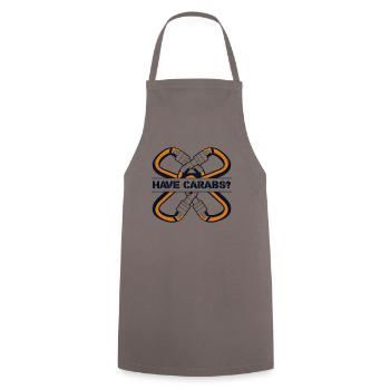 Have Carabs Bouldern Sportklettern Speedklettern - Kochschürze - Grau - Vorne - AI Model Male 185 dark (185cm)