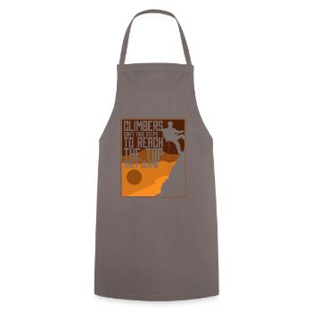 Les grimpeurs ne font pas de pas SpeedKletter Kraxler - Tablier de cuisine - gris - Devant - AI Model Male 185 dark (185cm)