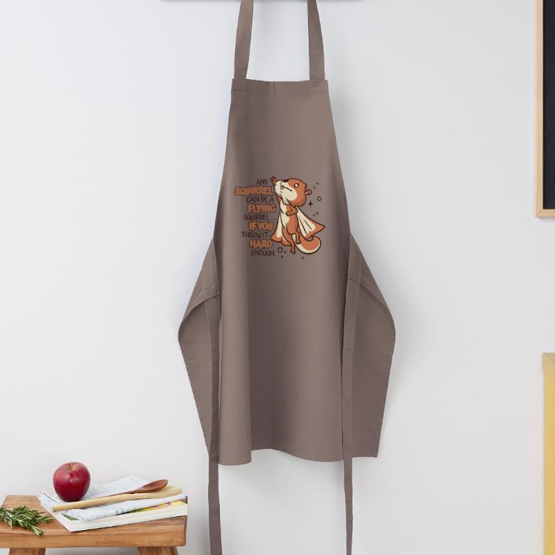 Any Squirrel Can Be A Flying Squirrel Squirrel Cooking Apron