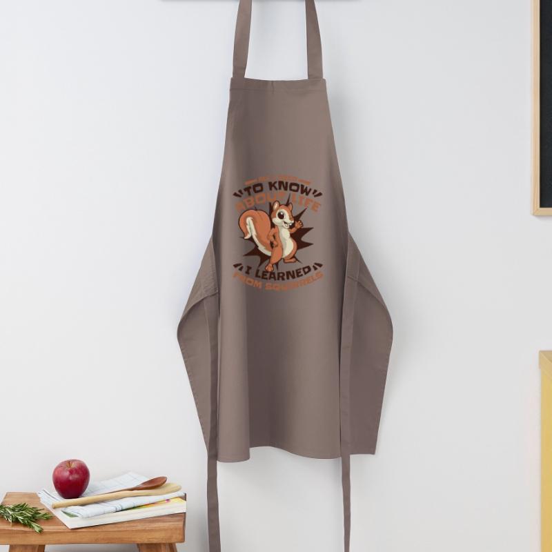 I learned from Squirrels Squirrel Fox Squirrel Cooking Apron