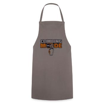 Climbing Mode On Sportklettern Speedklettern - Kochschürze - Grau - Vorne - AI Model Male 185 dark (185cm)