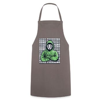 Gone Phishing Sniffer Social Engineering Phishing - Tablier de cuisine - gris - Devant - AI Model Male 185 dark (185cm)