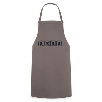 Hacker Tableau périodique des éléments Phishing - Tablier de cuisine - gris - Devant - AI Model Male 185 dark (185cm)