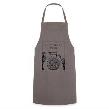 Lemonade Chinese Hanzi Lemonade Lemonade - Cooking Apron - grey - Front - AI Model Male 185 dark (185cm)