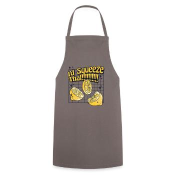 I'd Squeeze That Lemonade Lemonade - Cooking Apron - grey - Front - AI Model Male 185 dark (185cm)