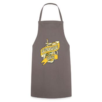 Lemonade Crew Lemonade Seller Lemonade - Cooking Apron - grey - Front - AI Model Male 185 dark (185cm)