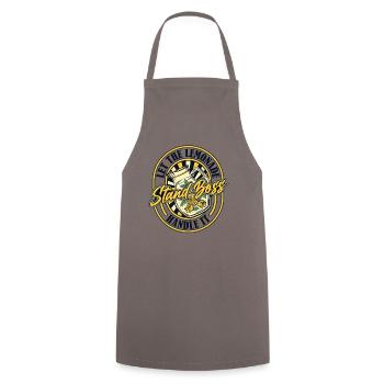 Let The Lemonade Stand Handle It - Cooking Apron - grey - Front - AI Model Male 185 dark (185cm)