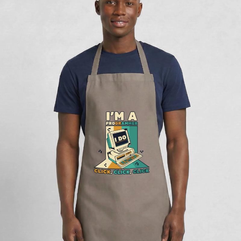 I'm A Programmer Click Softwareingenieur Coder Kochschürze