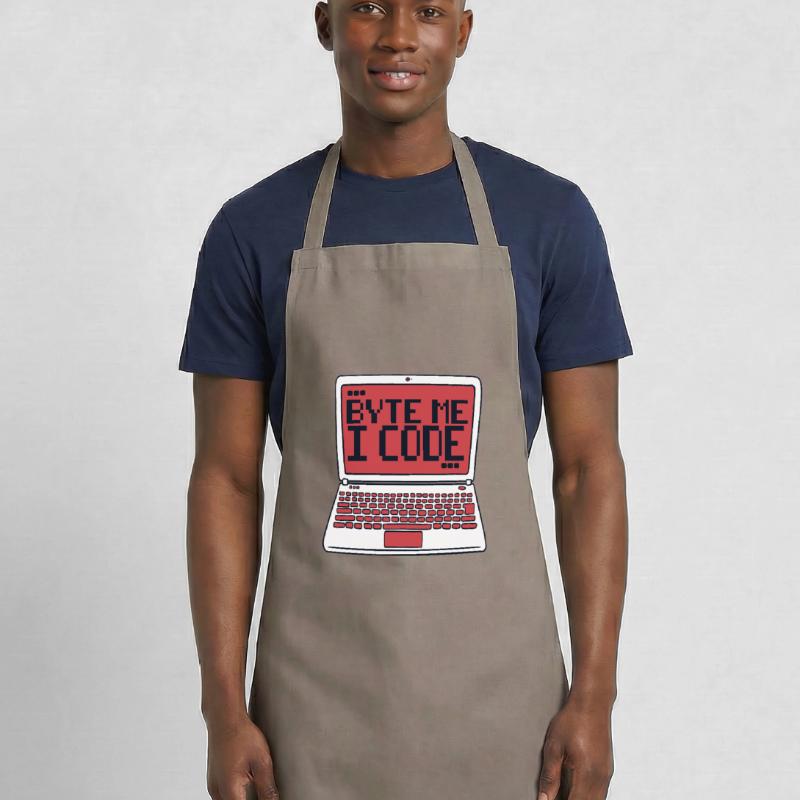 Byte Me I Code Developer Softwareentwickler Kochschürze