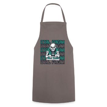 Développeur logiciel CTRL Freak - Tablier de cuisine - gris - Devant - AI Model Male 185 dark (185cm)