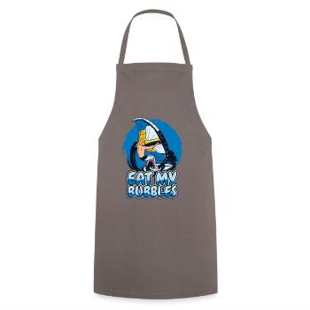 Mangez mes bulles Sports nautiques Surfeurs Surfeurs - Tablier de cuisine - gris - Devant - AI Model Male 185 dark (185cm)