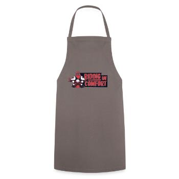 Riding In Comfort Tricycle Motorcycle Threewheeler - Cooking Apron - grey - Front - AI Model Male 185 dark (185cm)