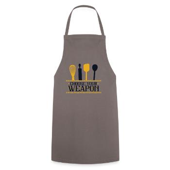Choisissez votre arme Confiseur Hobby Boulangerie Boulangerie - Tablier de cuisine - gris - Devant - AI Model Male 185 dark (185cm)