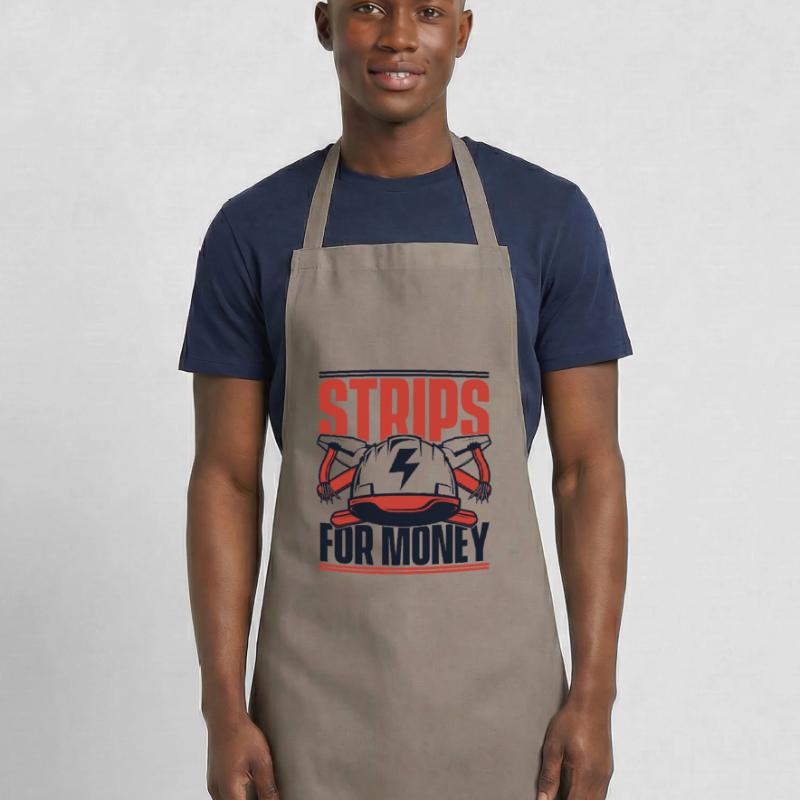 Strips For Money Electrical Engineer Electronics Technician Cooking Apron