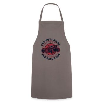 Car Guys Make The Best Dads Car Mechanic - Cooking Apron - grey - Front - AI Model Male 185 dark (185cm)