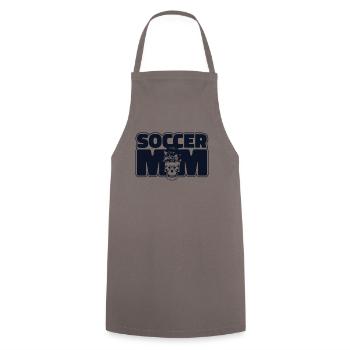 Soccer Mom Futbol Fußball Goal Keeper Trainer - Kochschürze - Grau - Vorne - AI Model Male 185 dark (185cm)