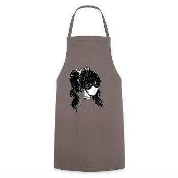 Girls Glasses Cool Sunglasses Kid Teens - Cooking Apron - grey - Front - AI Model Male 185 dark (185cm)