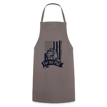 Pour les techniques d’épingle Exercice de lutte à mains nues - Tablier de cuisine - gris - Devant - AI Model Male 185 dark (185cm)
