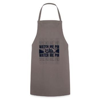 This Is How Real Men Shake Hands Techniques Arm - Cooking Apron - grey - Front - AI Model Male 185 dark (185cm)