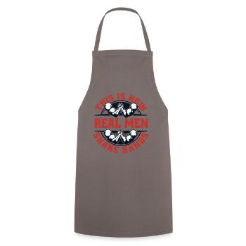 Watch Me Pin Exercice Bras De Dresseur De Lutte À Main - Tablier de cuisine - gris - Devant - AI Model Male 185 dark (185cm)
