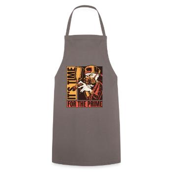 It's Time For The Prime Car Spray Automotive Car - Cooking Apron - grey - Front - AI Model Male 185 dark (185cm)