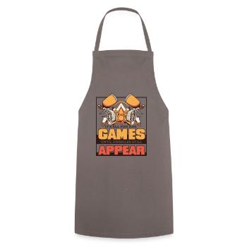 Until Pinholes Still Appear Car Spray Automotive - Cooking Apron - grey - Front - AI Model Male 185 dark (185cm)
