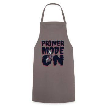 Primer Mode On Car Spray Automotive Vehicle Car - Cooking Apron - grey - Front - AI Model Male 185 dark (185cm)