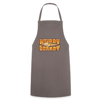 Weirdy Beardy Pogona Pet Lizard Owner Bearded - Cooking Apron - grey - Front - AI Model Male 185 dark (185cm)
