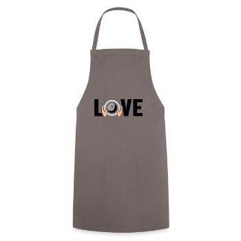 Amour Prospection Mineur Placer Prospecteur Minière - Tablier de cuisine - gris - Devant - AI Model Male 185 dark (185cm)