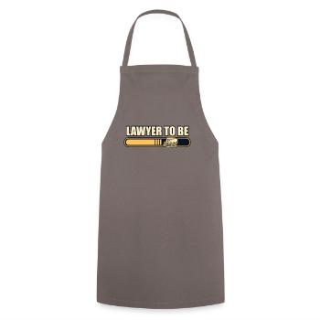 Lawyer To Be Law School University Legal Studies - Cooking Apron - grey - Front - AI Model Male 185 dark (185cm)