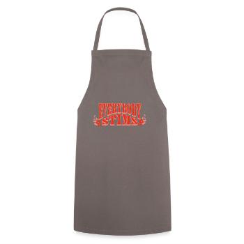 Hippie Neurodiversity tout le monde Stims Tee - Tablier de cuisine - gris - Devant - AI Model Male 185 dark (185cm)