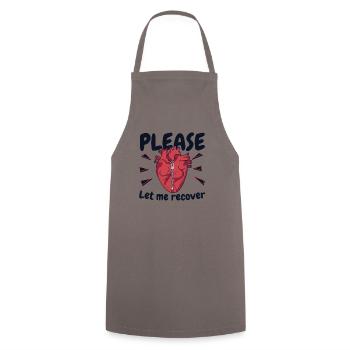 S’il vous plaît laissez-moi récupérer le cathéter de transplantation ouvert - Tablier de cuisine - gris - Devant - AI Model Male 185 dark (185cm)