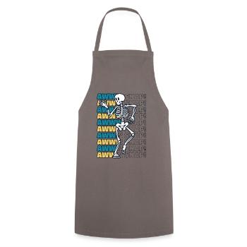 Aww Snap Broken Finger Broken Arm Leg Surgeon - Cooking Apron - grey - Front - AI Model Male 185 dark (185cm)