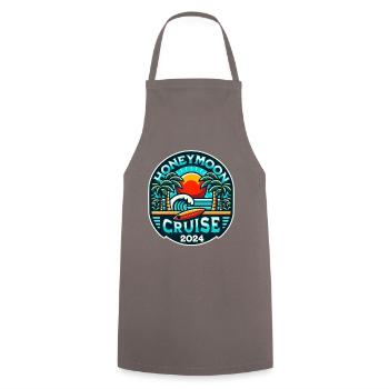 T-shirt « Croisière Lune de Miel Pour Couples 2024 » - Tablier de cuisine - gris - Devant - AI Model Male 185 dark (185cm)