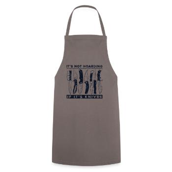 Ce n’est pas thésauriser couteau de boucher couteau de collection - Tablier de cuisine - gris - Devant - AI Model Male 185 dark (185cm)