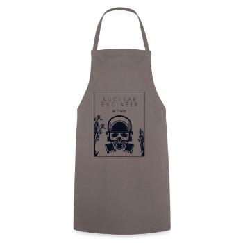 Ingénieur nucléaire Chinois Hanzi Energy Nucléaire - Tablier de cuisine - gris - Devant - AI Model Male 185 dark (185cm)