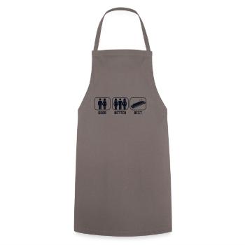 Bon Mieux Meilleur Harmoniciste Harmoniste Harmoniciste - Tablier de cuisine - gris - Devant - AI Model Male 185 dark (185cm)