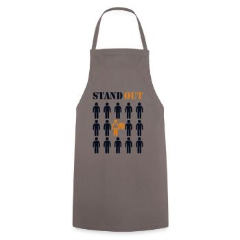 Stand Out Trucker Legends Truckie Lover Truck - Cooking Apron - grey - Front - AI Model Male 185 dark (185cm)