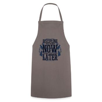 Discipline Your Children Now Jail Guard - Cooking Apron - grey - Front - AI Model Male 185 dark (185cm)