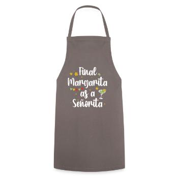 FinalSeniorita-abschluss-margarita-t-shirt - Kochschürze - Grau - Vorne - AI Model Male 185 dark (185cm)